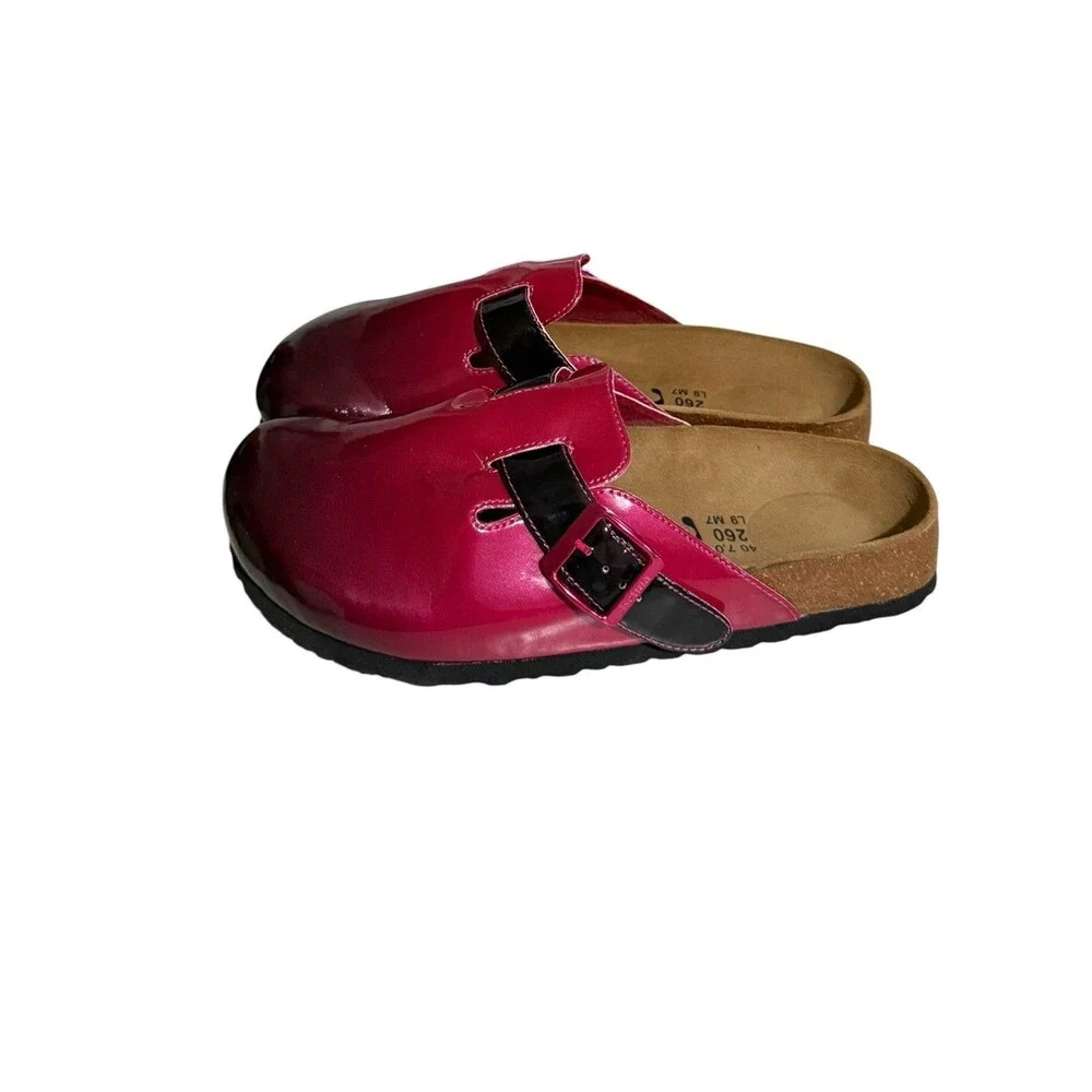 Womens Birkenstock Betula Rock Fuchsia Studded Leather Clog Slip On 40 US 9 - Picture 6 of 8